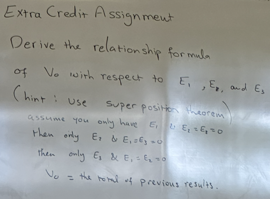 Solved Extra Credit Assignmeut Derive The Relationship | Chegg.com