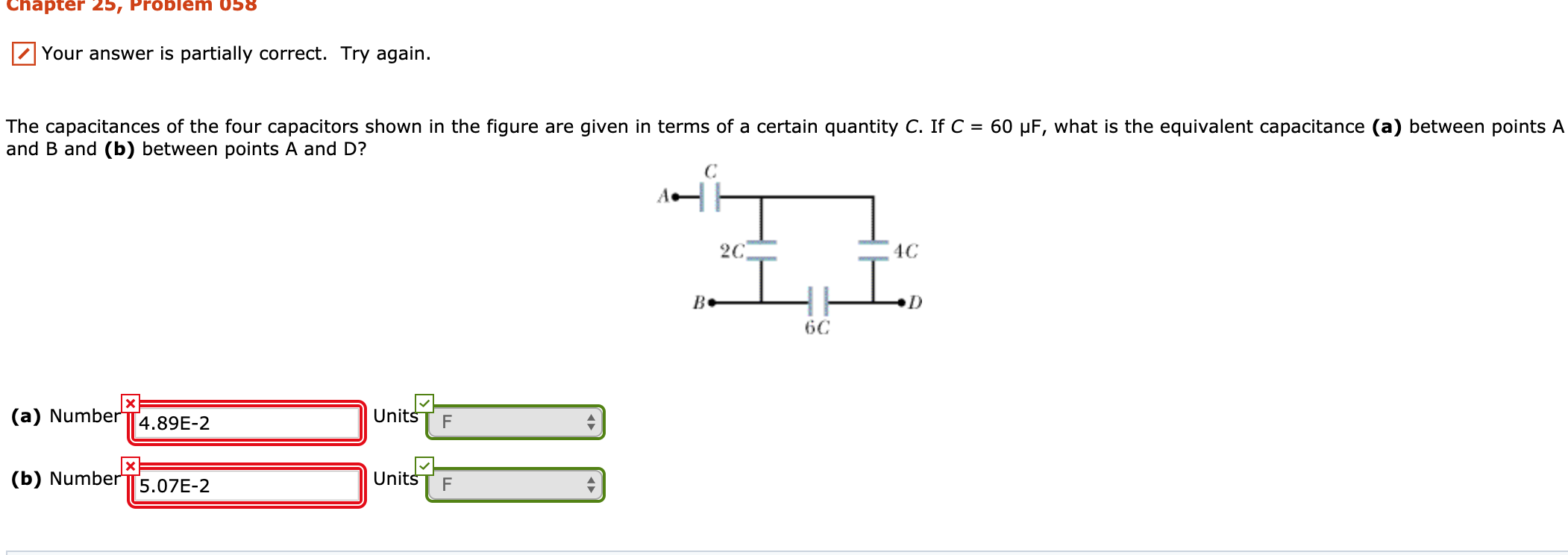Solved Chapter 25 Problem 058 Your Answer Is Partially Chegg