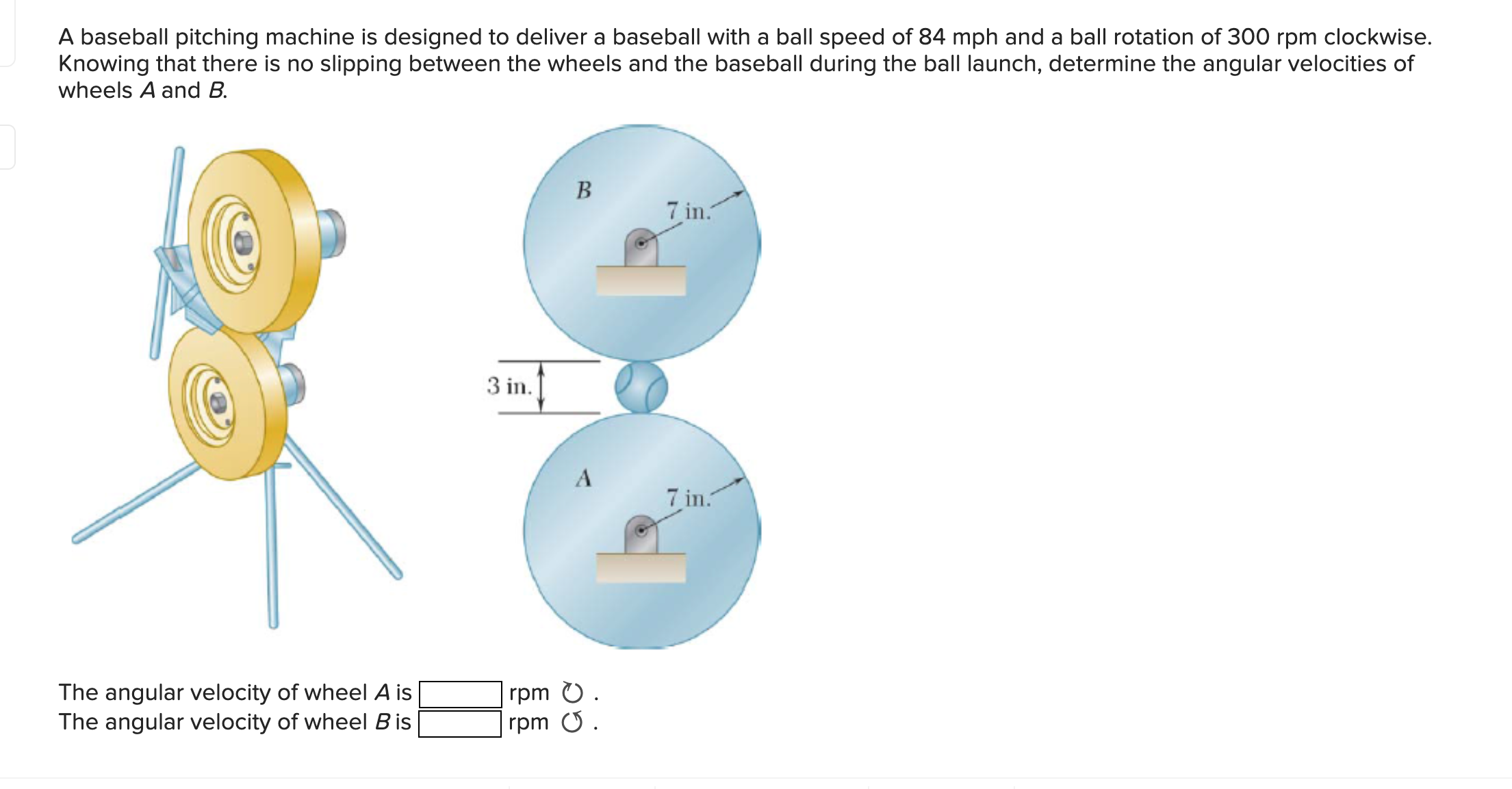 Solved A baseball pitching machine is designed to deliver a | Chegg.com