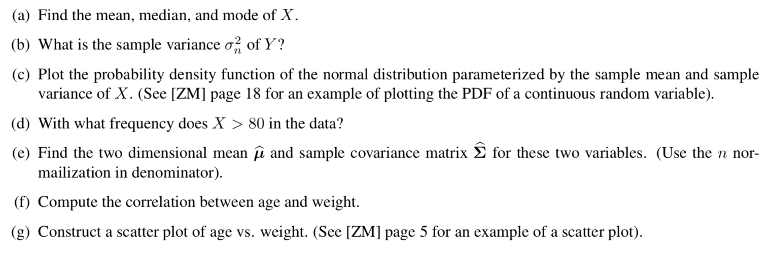 Solved Let X And Y Be Two Random Variables Denoting Age Chegg Com