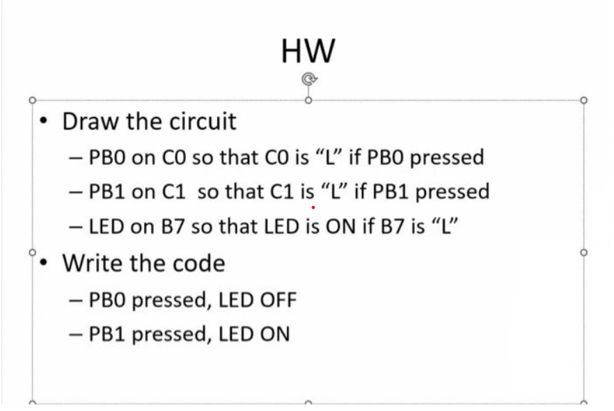 - Draw the circuit - PBO on CO so that CO is 
