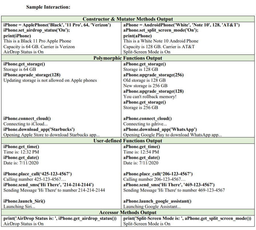Solved (10 pts) We are going to use OOP concepts to fill in | Chegg.com
