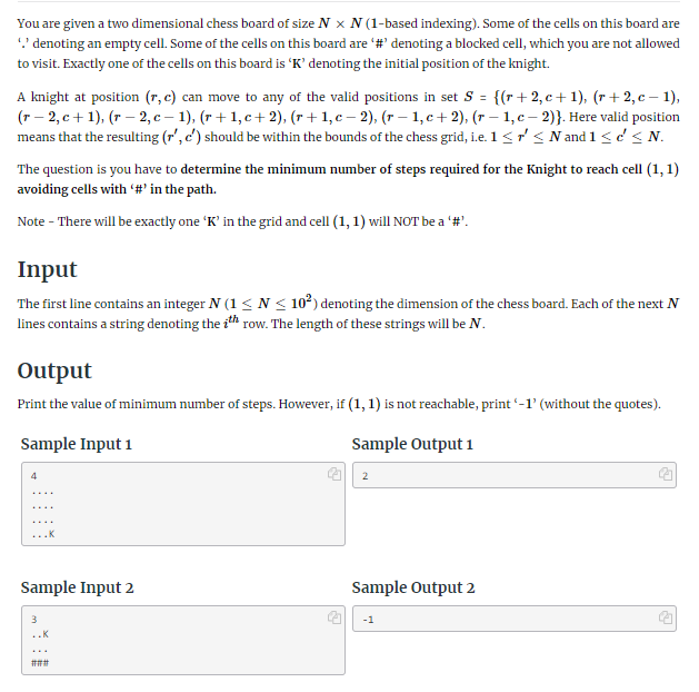 Solved (a) Assume you are given an N * N chessboard with