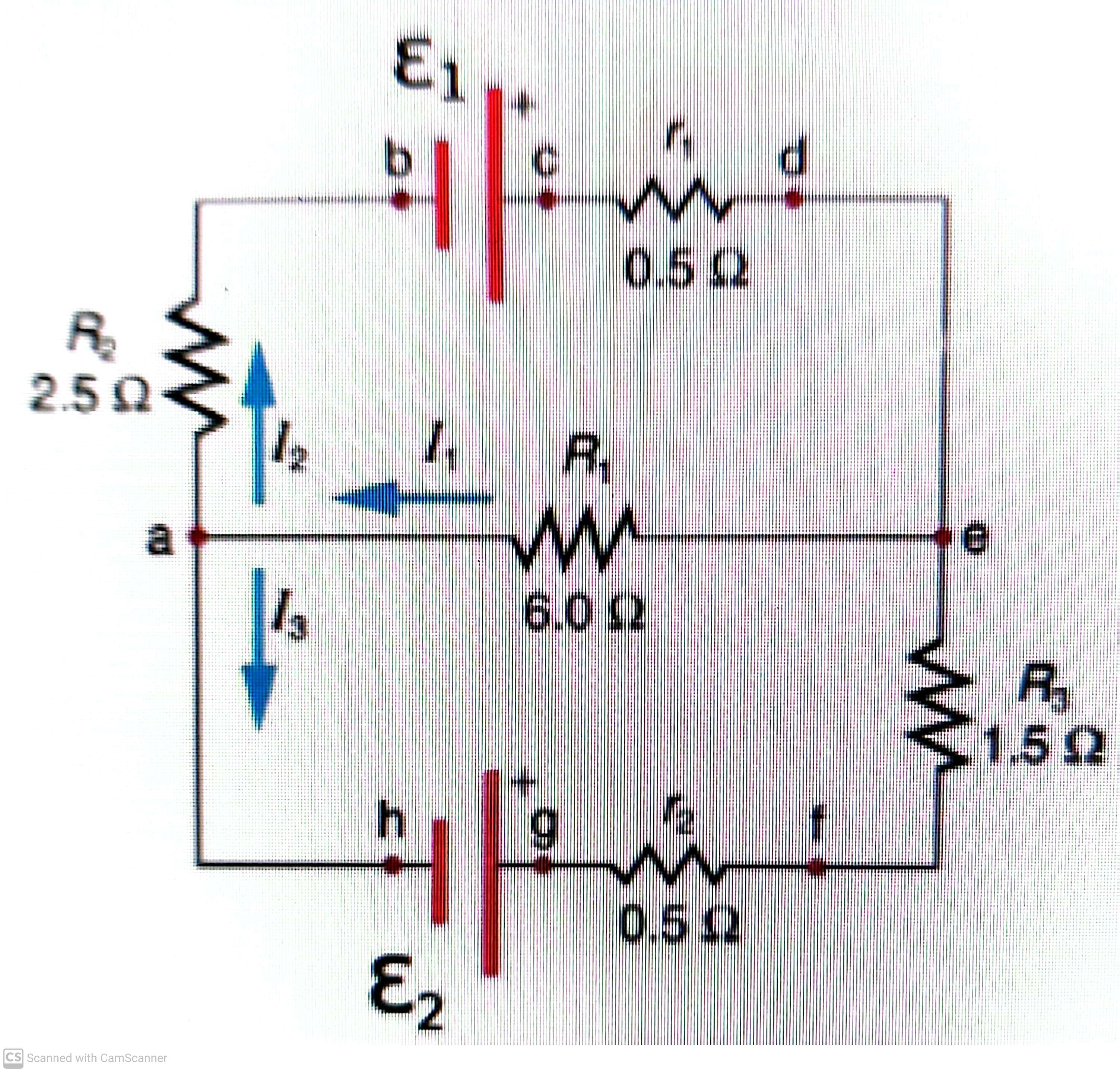 Solved Consider the following circuit of three resistors | Chegg.com