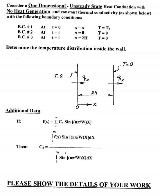 unsteady state heat transfer experiment lab report