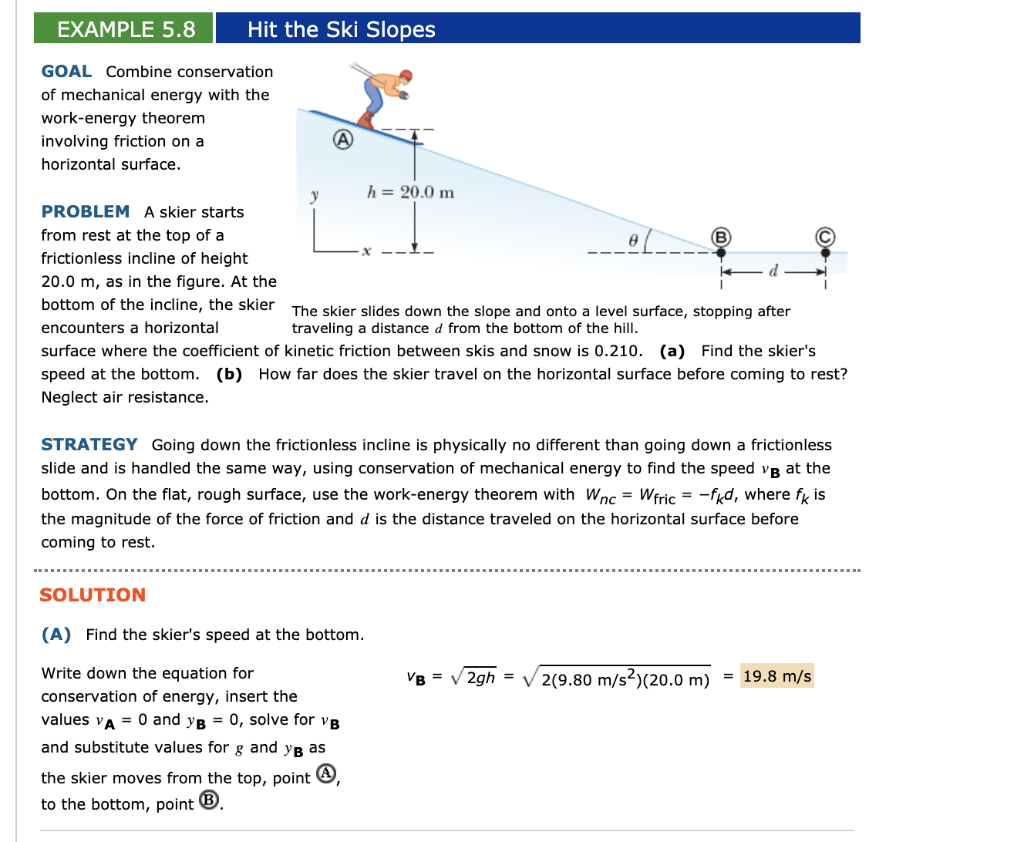 Solved Hit the Ski Slopes EXAMPLE 5.8 GOAL Combine