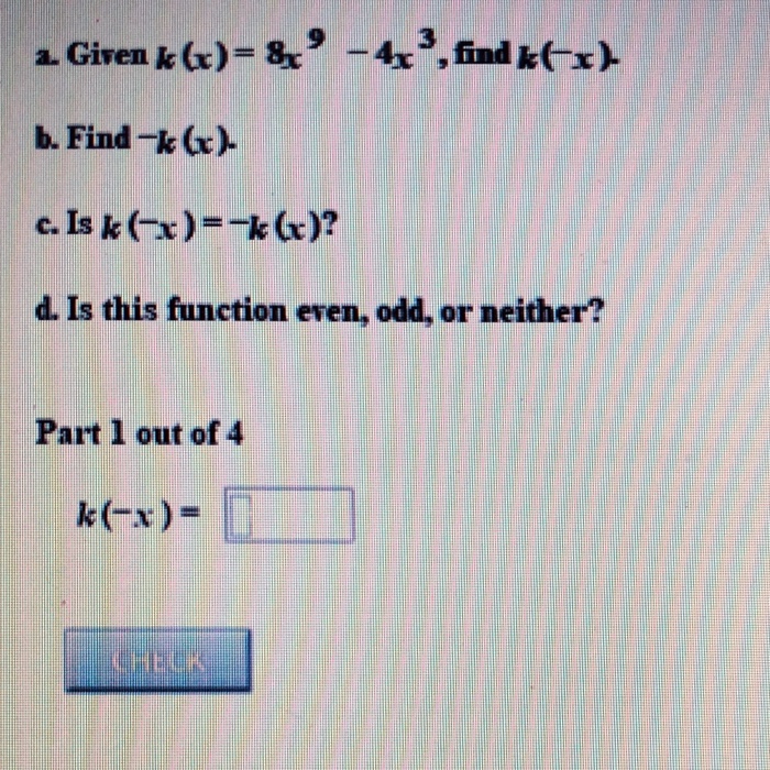 Solved A Giren K X 8c9 4x3 Find K X B Find K X C