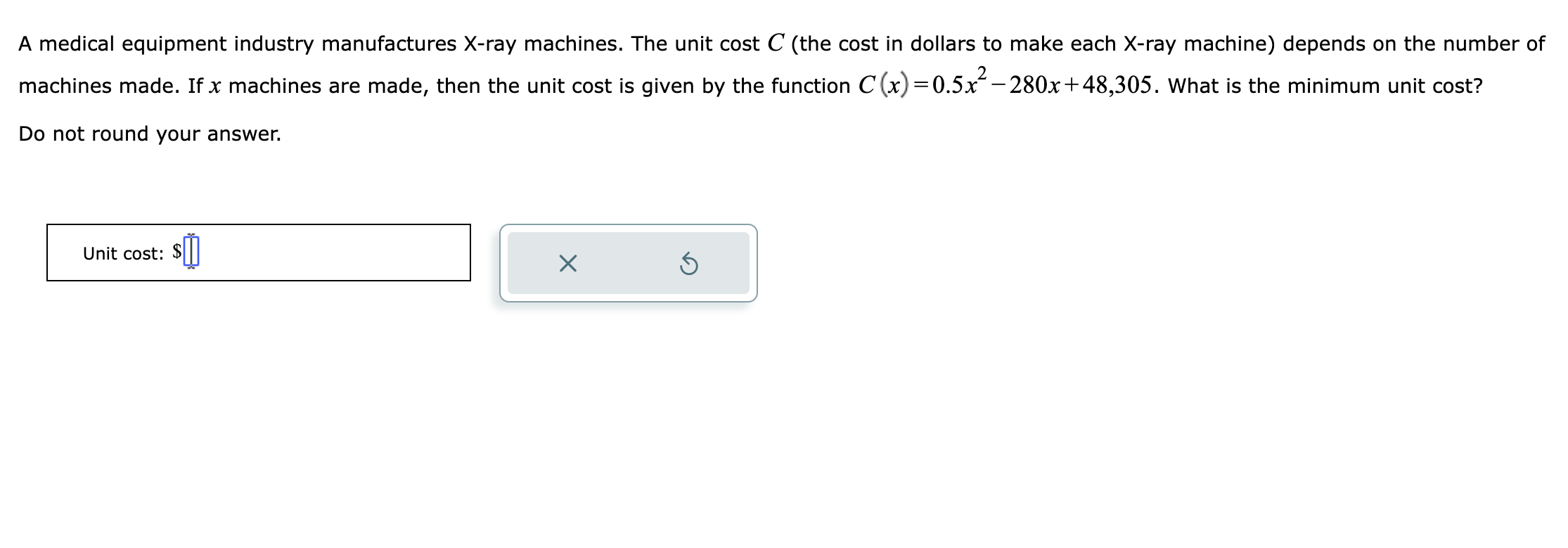 Solved A medical equipment industry manufactures Xray