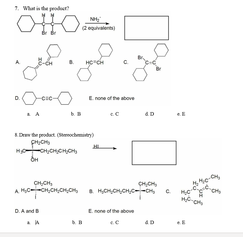 Solved 7. What is the product? HH OHO NH2 (2 equivalents) Br | Chegg.com