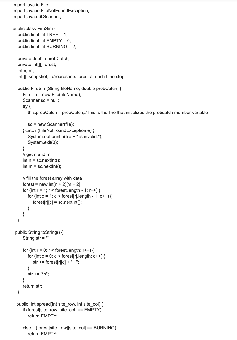 Solved I need help with this code in java I need to add a | Chegg.com