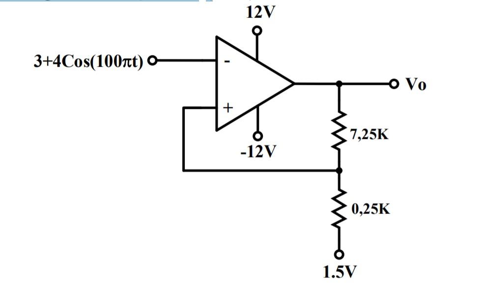 Solved Draw the Schmitt transition curve (hysteresis) for | Chegg.com