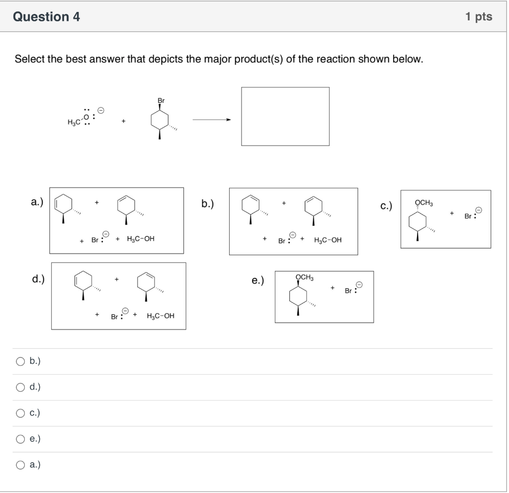 Solved Question 4 1 pts Select the best answer that depicts | Chegg.com
