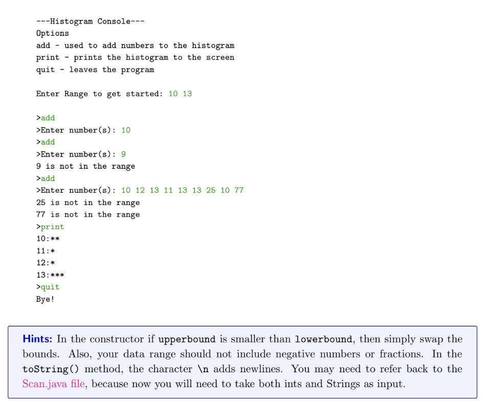 Solved 3 Histogram Recall that a histogram is a visual | Chegg.com