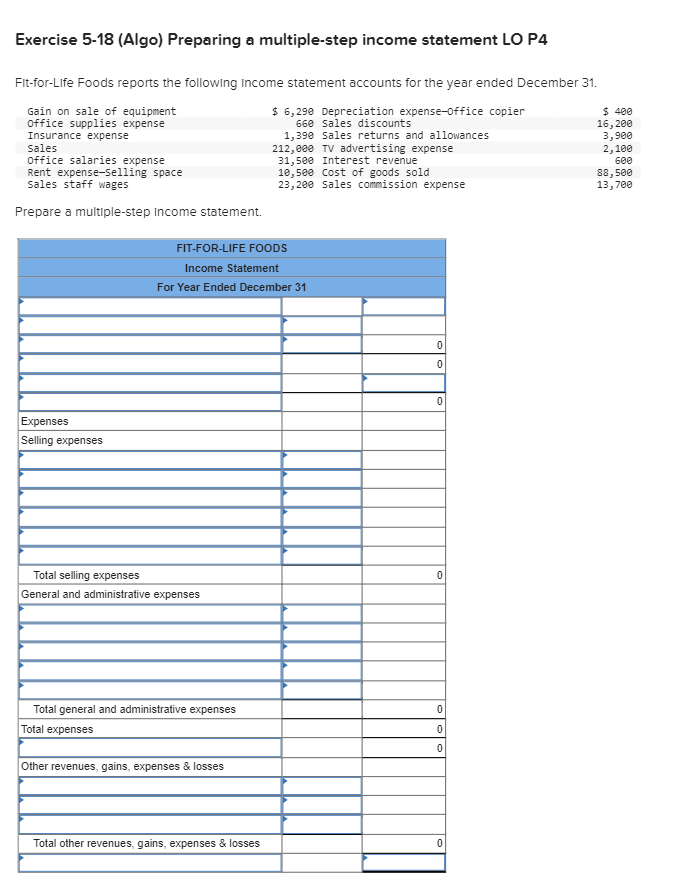 Solved Required Information Use the following information | Chegg.com