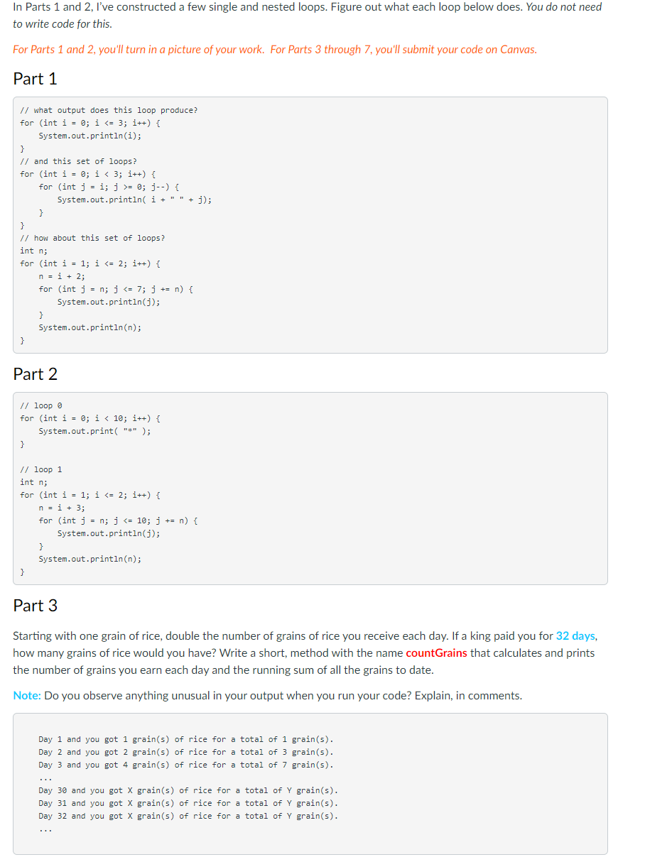 Solved In Parts 1 and 2, I've constructed a few single and | Chegg.com