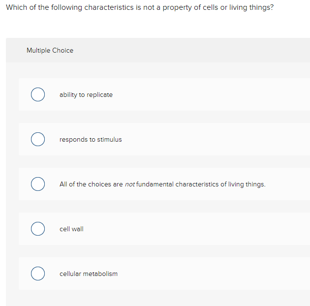 Solved Which of the following characteristics is not a | Chegg.com
