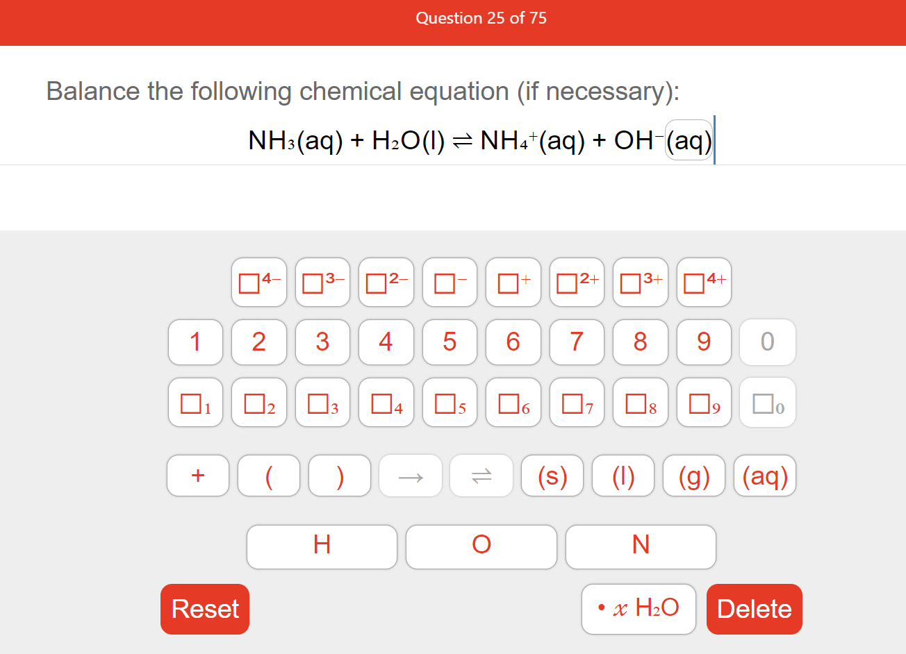 Solved Balance The Following Chemical Equation (if | Chegg.com