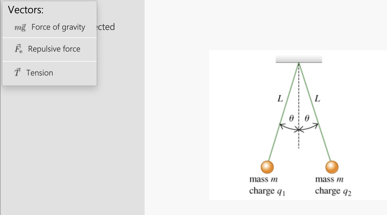 Solved Two small spheres with mass m = 15.0 g are hung by