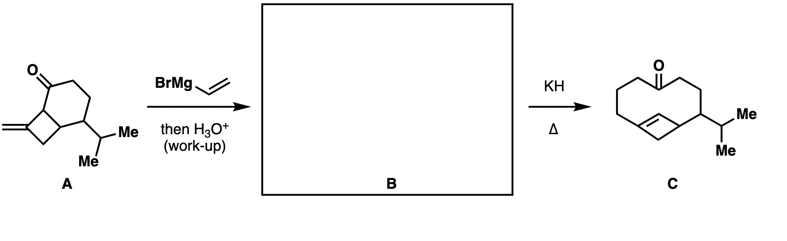 Solved What Is The Intermediate B And What Is The Mechanism | Chegg.com