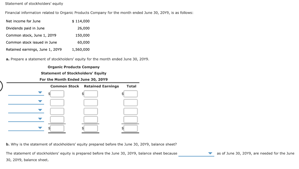 solved-statement-of-stockholders-equity-financial-chegg