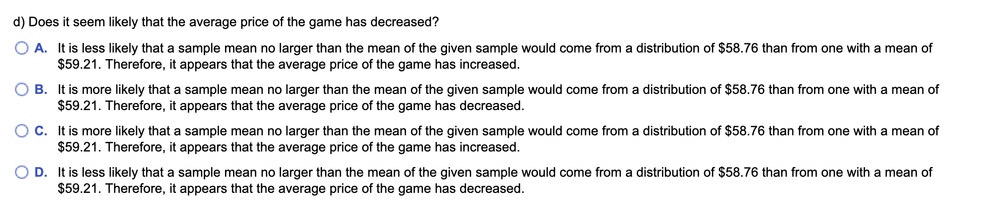 Solved The suggested retail price for a certain video game | Chegg.com