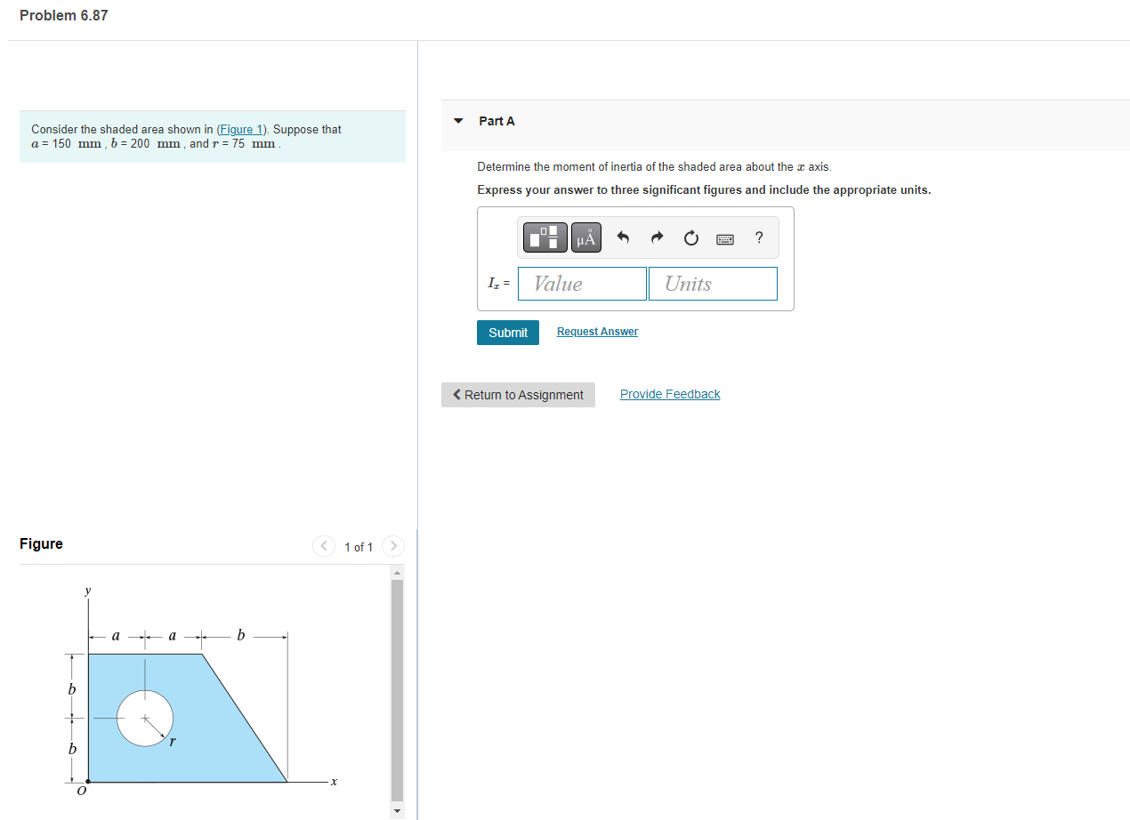 Solved Consider The Shaded Area Shown In (Figure 1). Suppose | Chegg.com