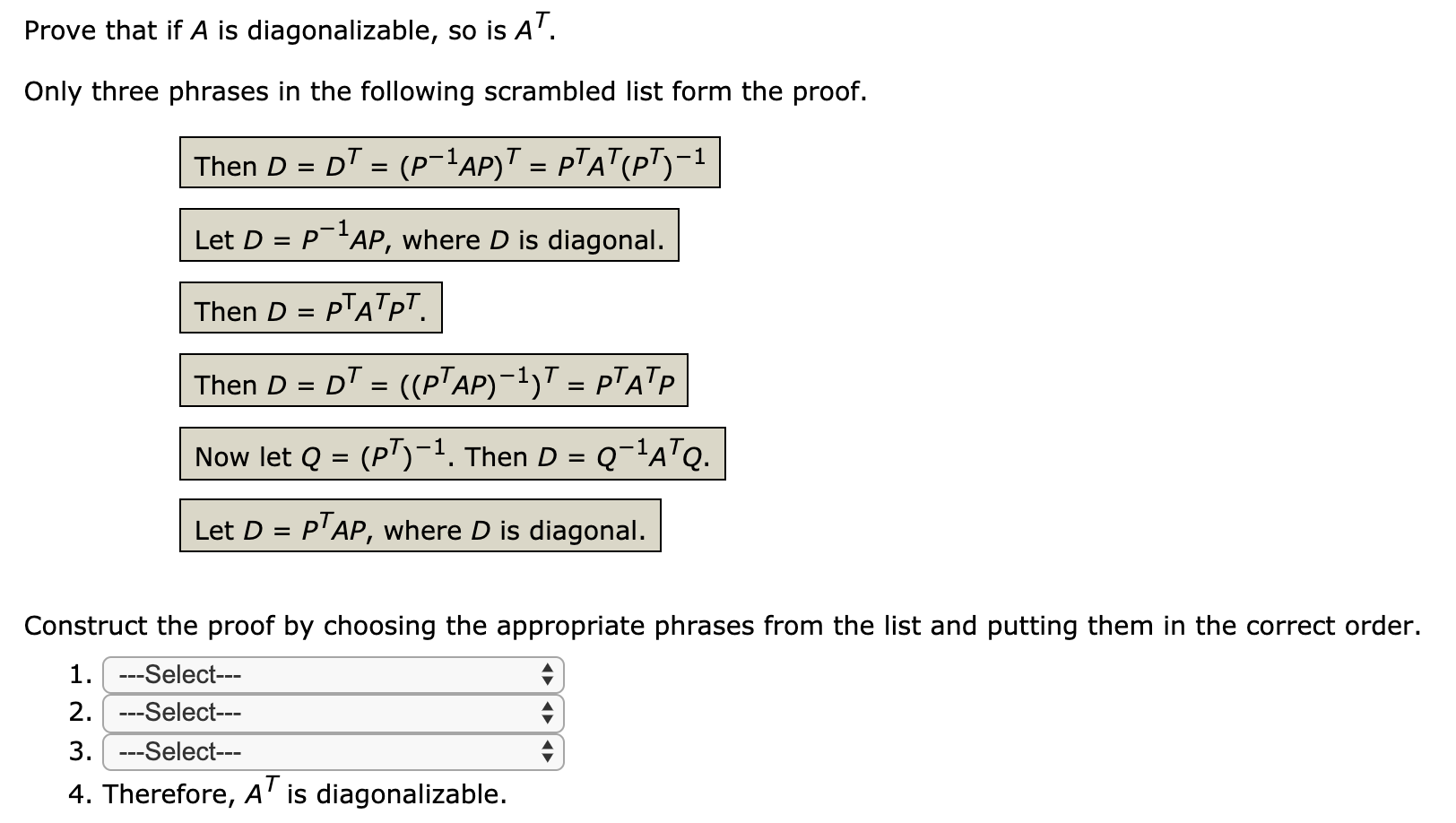 Solved If A And B Are Invertible Matrices, Show That AB And | Chegg.com