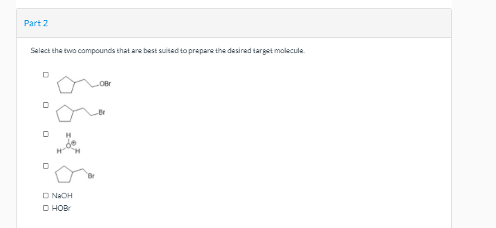 Solved Provide a synthesis for the given target molecule, | Chegg.com