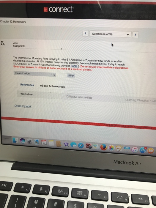 Solved Econnect Chapter 12 Homework Quetion 6 (of 10) 6. 10O | Chegg.com