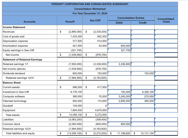 On January 3, 2022, Persoff Corporation acquired all | Chegg.com