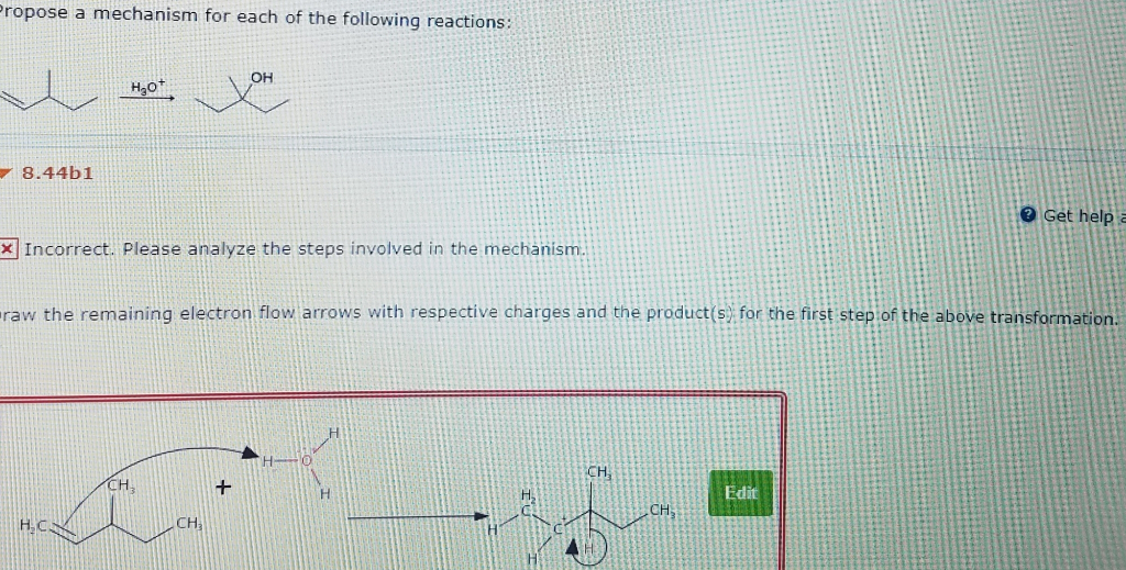 Solved Practice Problem 08.44b Propose A Mechanism For Each | Chegg.com