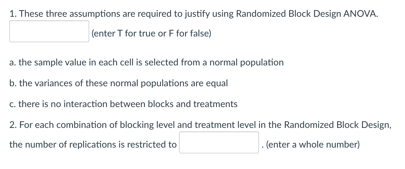 Solved Two-Way ANOVA. Factor A has 4 levels. Factor B has 3 | Chegg.com