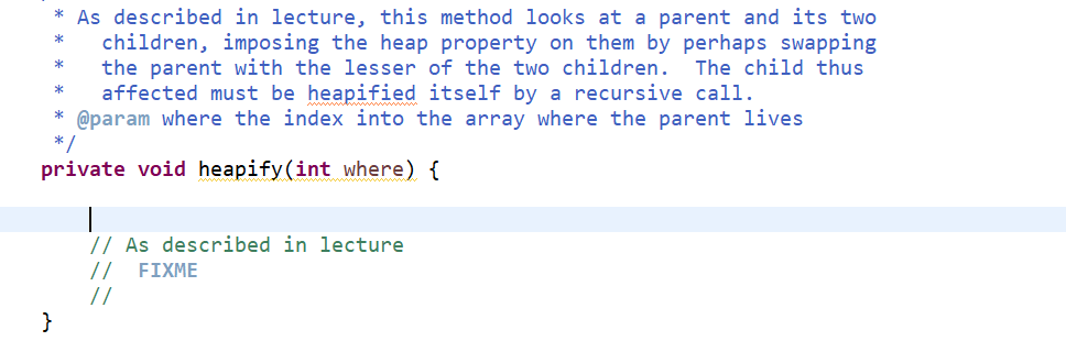 Solved TUTO 99 1 package heaps; 2 3. import java.util. | Chegg.com