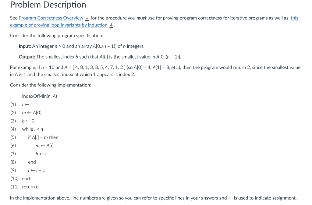 Solved Part B (7 Points) Prove The Correctness Of The | Chegg.com