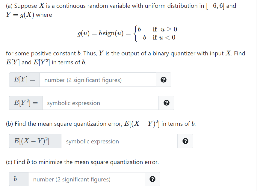 Solved (a) Suppose X is a continuous random variable with | Chegg.com