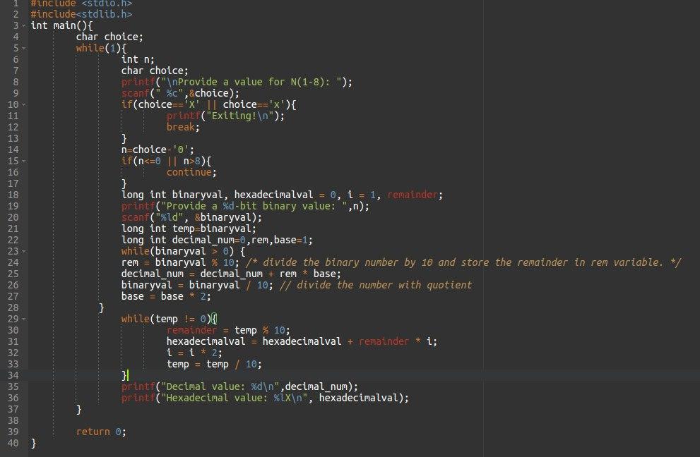 Solved #include #include int main() { char choice; while(1) | Chegg.com