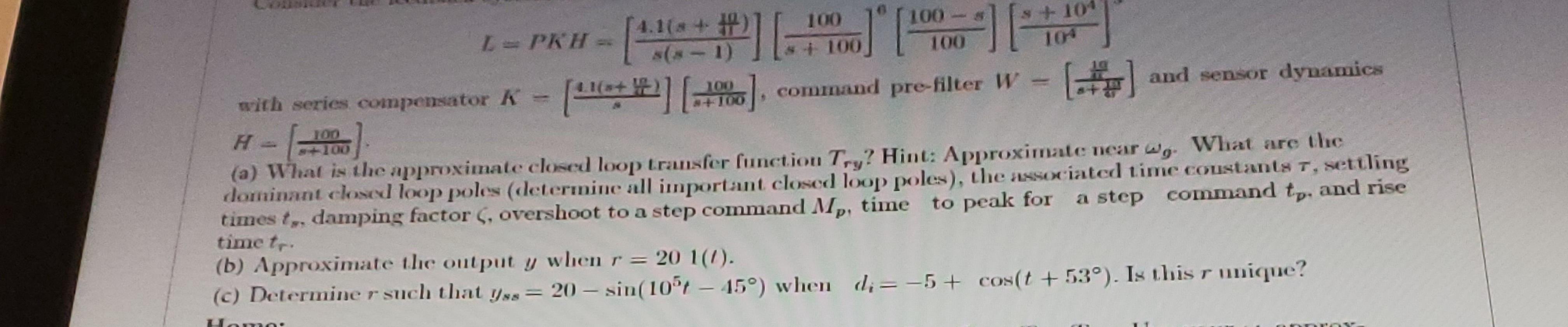 3 Problem 1 (Analysis of a Feedback System) Consider | Chegg.com