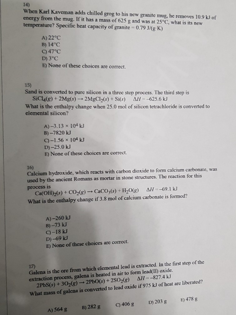 Solved circle the best answer and must show the math work | Chegg.com