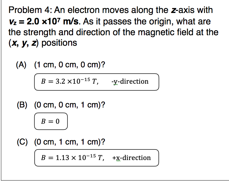 solved-problem-4-an-electron-moves-along-the-z-axis-with-v2-chegg