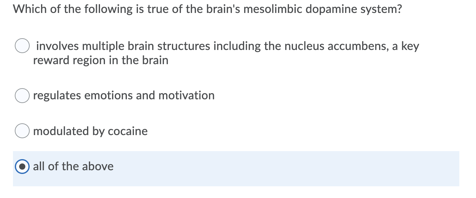 Solved Which of the following is true of the brain's | Chegg.com