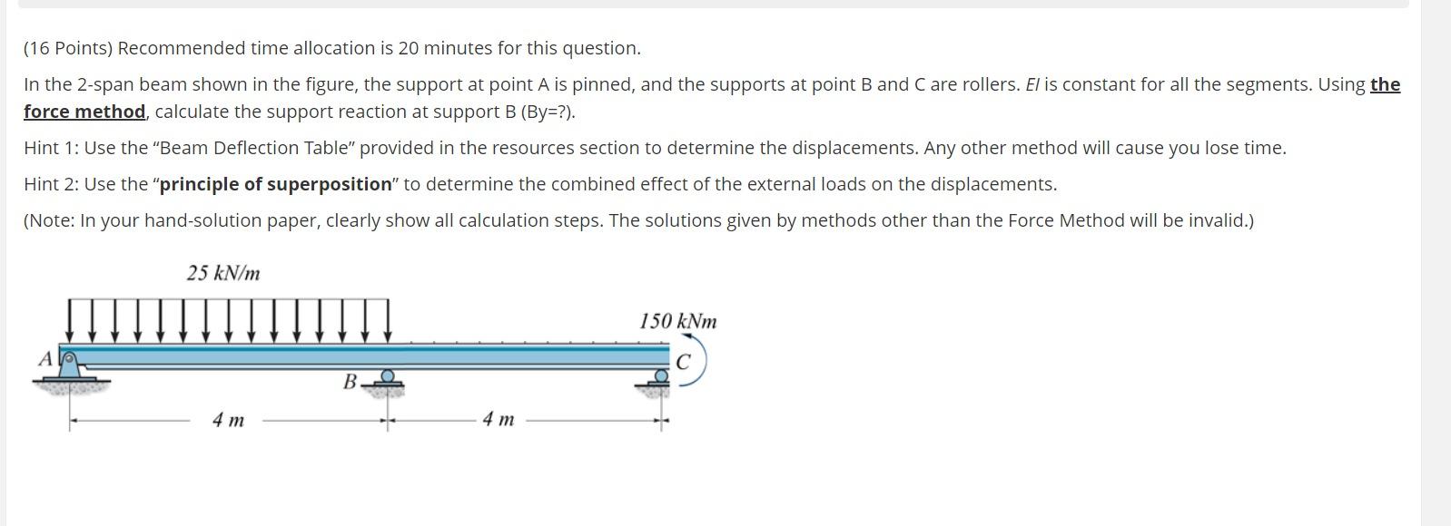 Solved (16 Points) Recommended time allocation is 20 minutes | Chegg.com