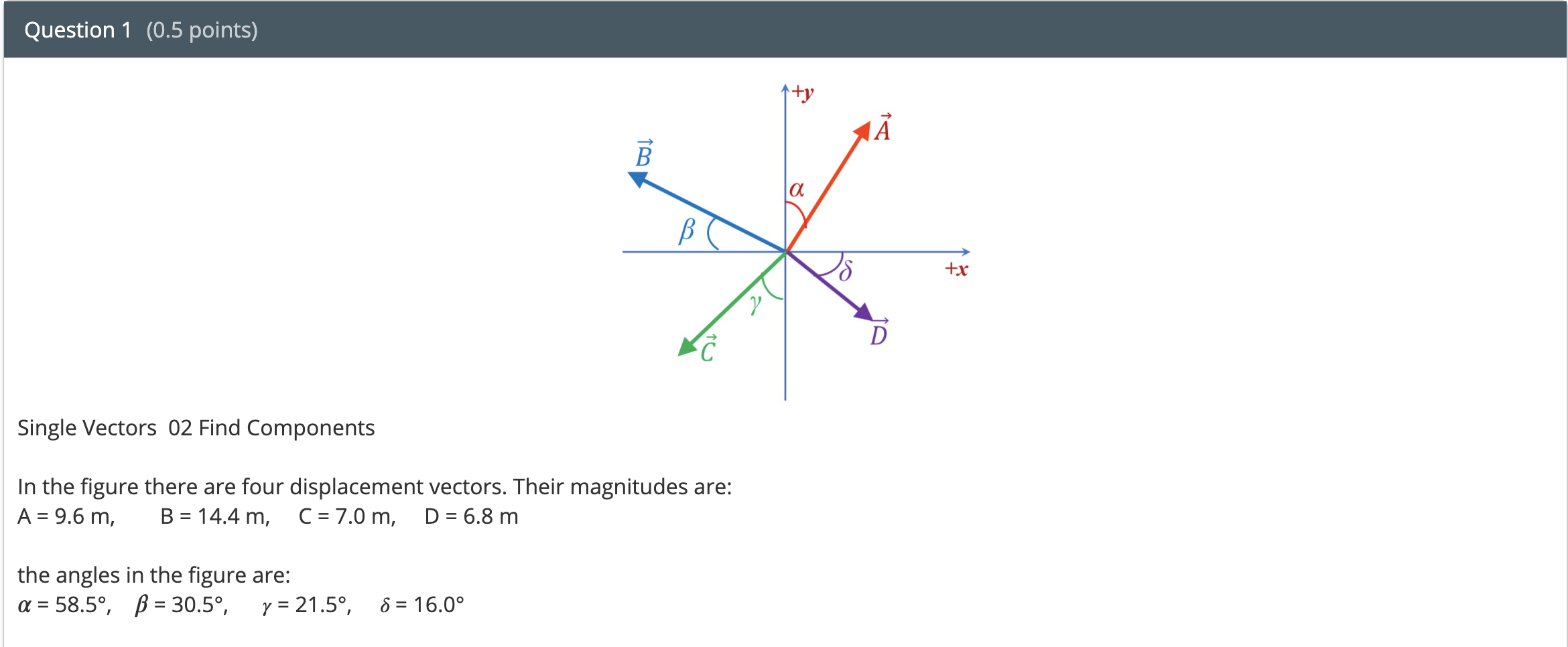 Solved Question 1 0 5 Points 1 Y A B La A V X Y D ĉ Si Chegg Com