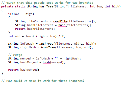 Solved SE // Given that this pseudo-code works for two | Chegg.com