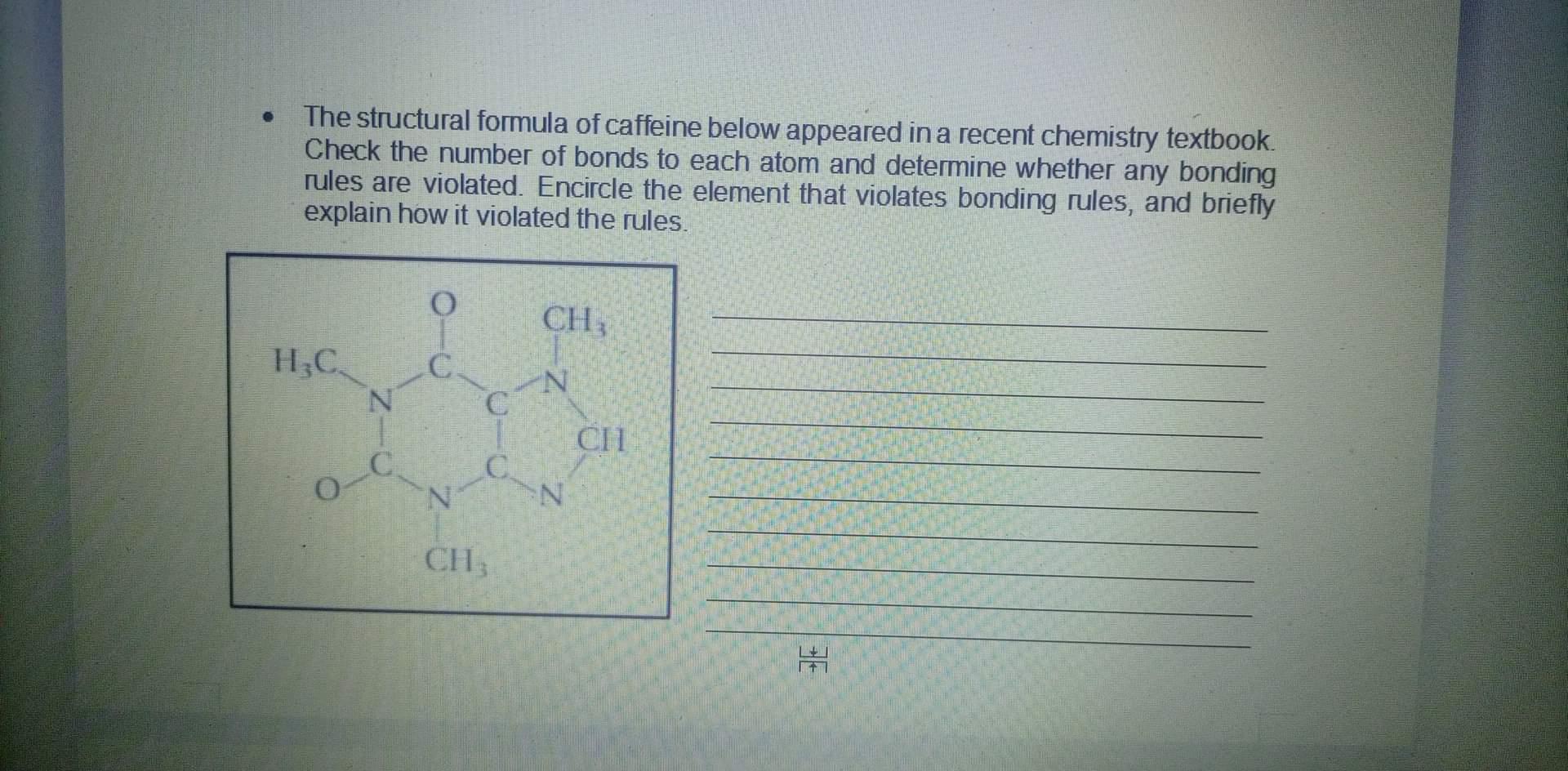 solved-the-structural-formula-of-caffeine-below-appeared-chegg
