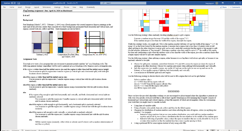 Import Java Util Random Import Java Awt Color Pu Chegg Com