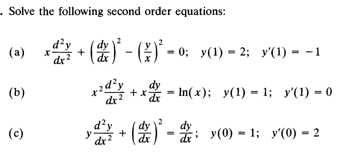 Solved Make a plot of the solutions using the indicated | Chegg.com