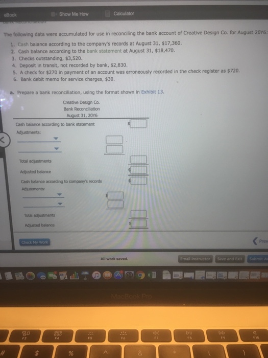 Solved Book Show Me How Calculator The following data were | Chegg.com