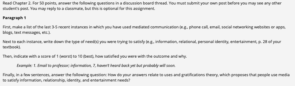 Solved Read Chapter 2. For 50 points, answer the following | Chegg.com