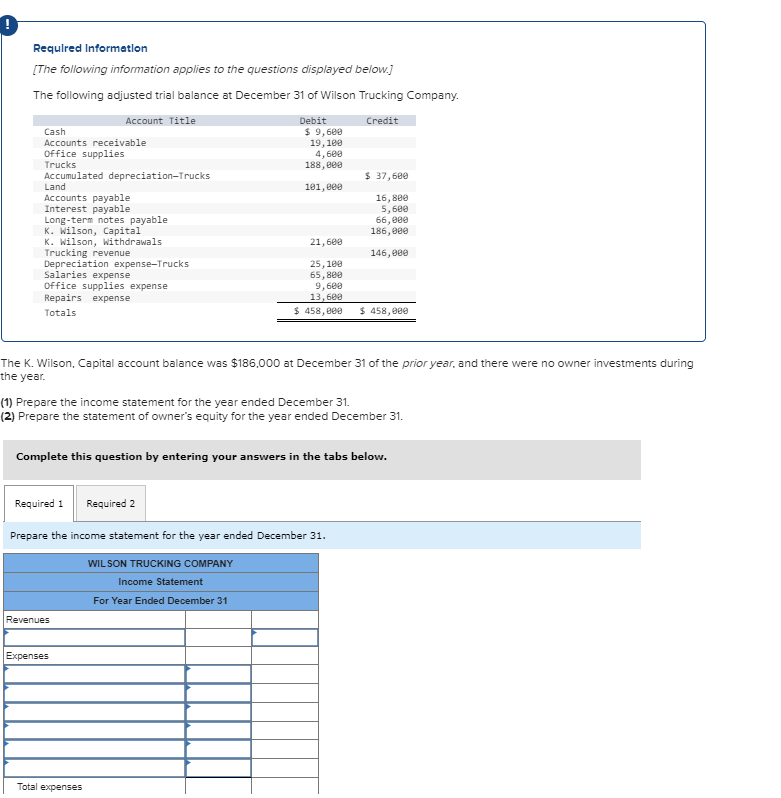 Solved Requlred Information [the Following Information 