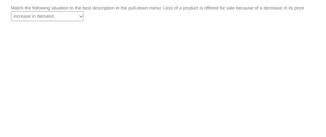 Solved The options I have to chose from are 1.Decrease in | Chegg.com